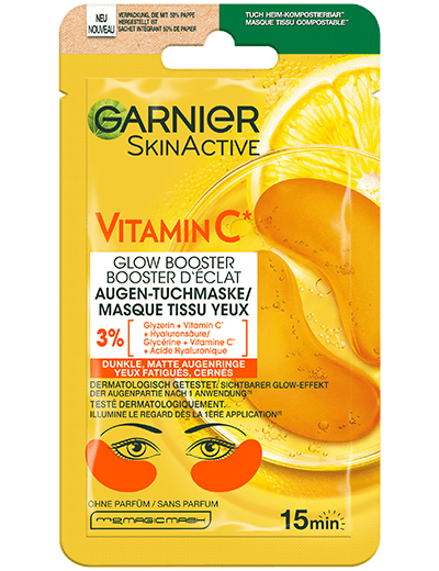SkinActive Glow Booster Augen-Tuchmaske - Produktabbildung